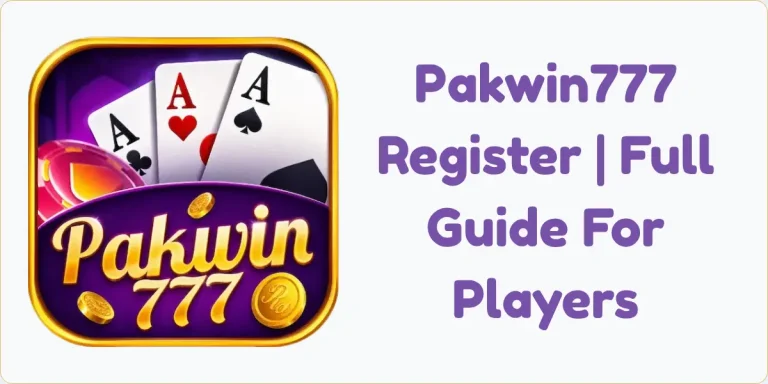 Pakwin777 Register