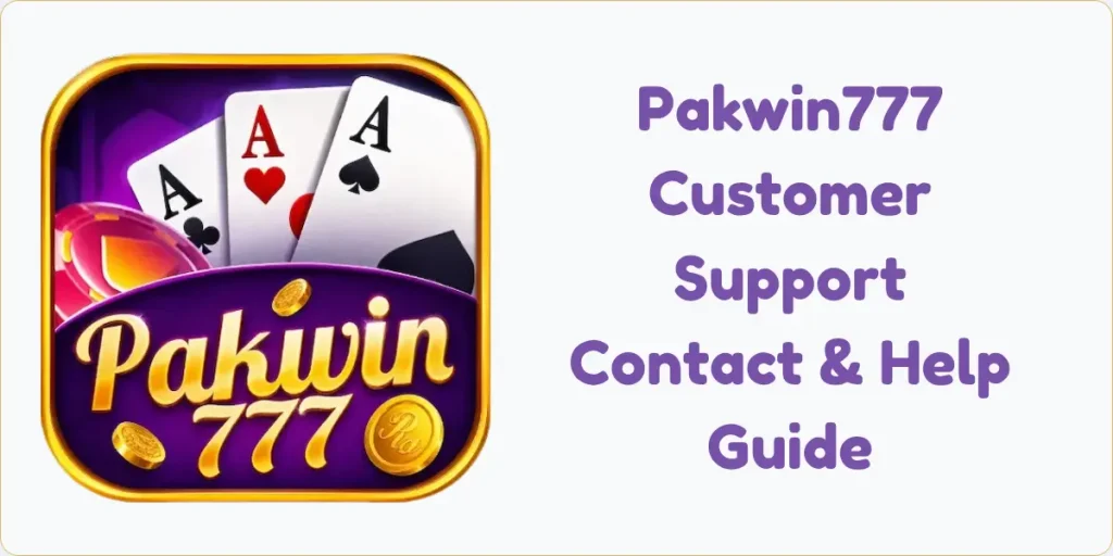 Pakwin777 Customer Support